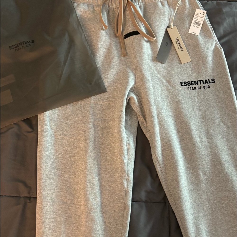 Essentials Gray Sweatpants for Men